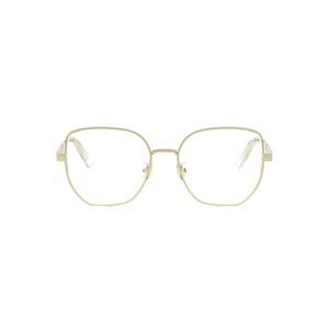 DIOR Cannageo B2u Geometric Gold-Finish Eyeglasses